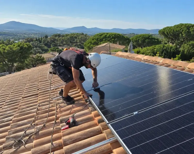 Installateur panneaux solaires Belgentier — pose photovoltaïque sur toiture