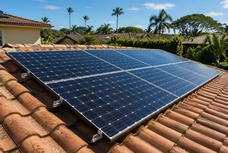 Installation de panneaux solaires à Belgentier